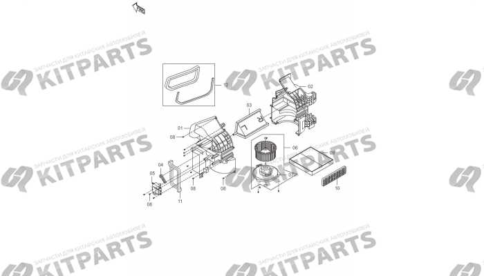 Вентилятор отопителя FAW Besturn X80F (Рестайлинг)