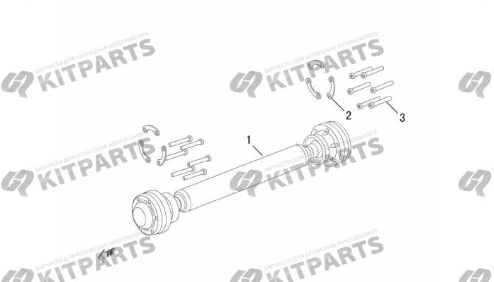 Передний карданный вал Haval H9