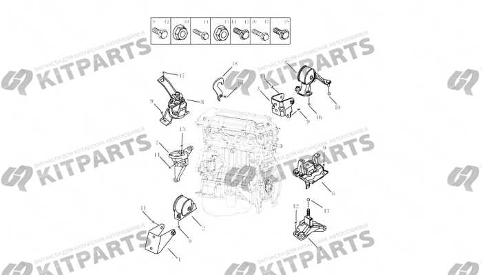 ENGINE MOUNT Geely Emgrand X7