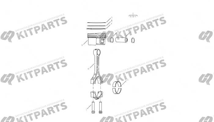 Поршень, кольца, шатун [JLD-4G20-A45\A017] Geely Atlas