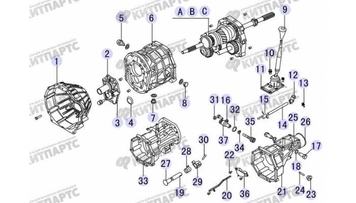 Картеры и комплектующие КПП Great Wall Wingle