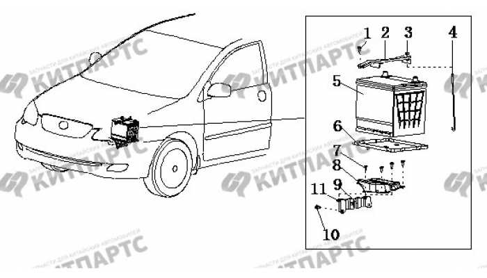 Аккумулятор BYD F3 (F3R)