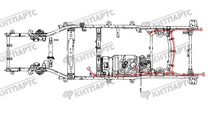 Жгут проводов рамы Great Wall Hover H3