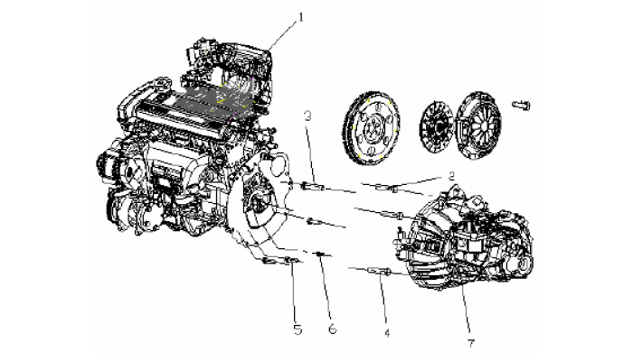 Двигатель в сборе 1,5L (MR479QA) Geely MK