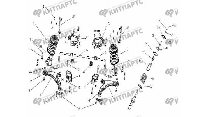 Подвеска передняя Geely Otaka (CK)